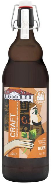 Пиво Craft Bistrampolio dvaro sviesusis 5% 1л